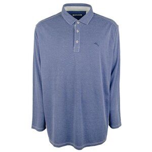 Tommy Bahama Paradise Cove LS Polo Men’s 3XLT Caspian Sea Shirt